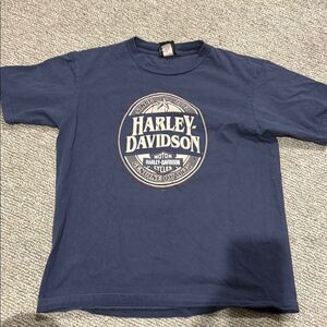 Harley-Davidson Dark Blue Tee with Logo